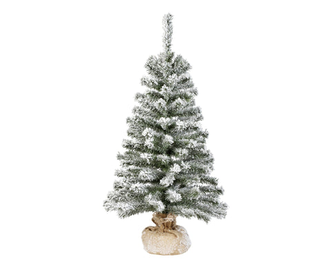 Imperial Mini-Baum beschneit grün weiß 46x90cm
