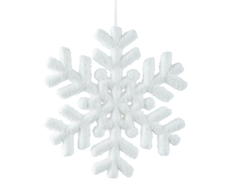 Schneeflocke schaumStoff weiß 20cm