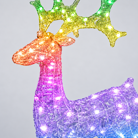 Rentier Acryl 80 RGB-LED 45x16x75 cm