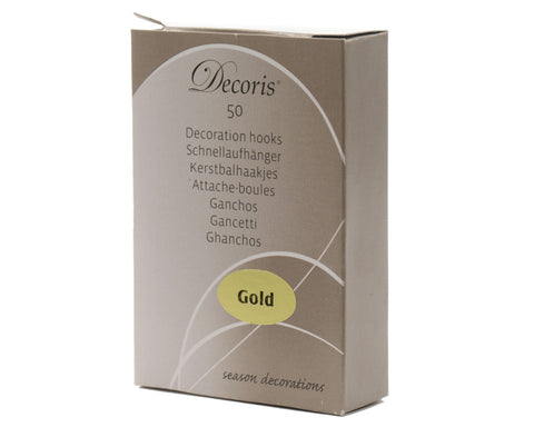 A sleek metallic gold decoris baumhänger gold decoration hook box for stylish holiday ornament hanging