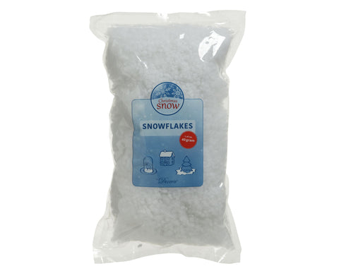 Schneeflocke Polyester Schneeflocke, weiss