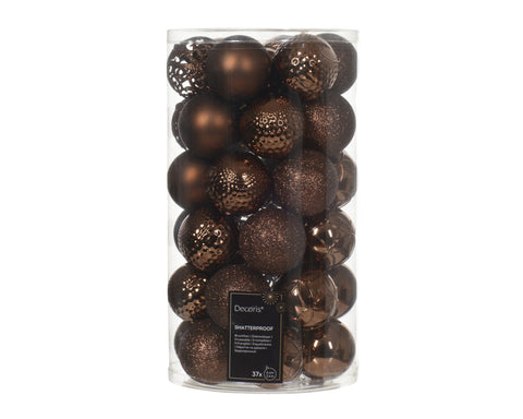 Kugeln bruchfest 37er espressobraun 6cm