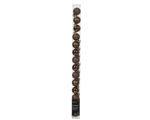 Kugeln bruchfest 14er espressobraun 3cm