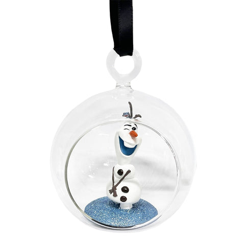 Glass open bauble 3D figure Olaf