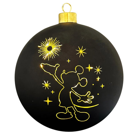Lighted bauble Mickey galaxy big