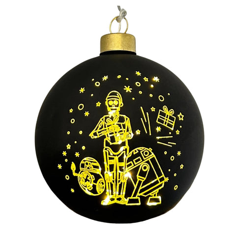 Lighted bauble Star Wars small