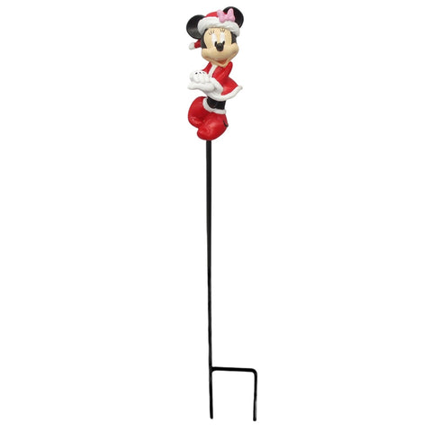 Garden Stake Christmas Minnie