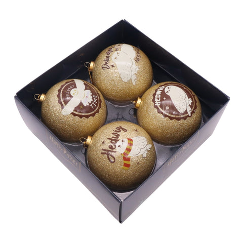Bauble box 4 pcs Hedwig