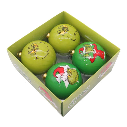 Bauble box 4 pcs the Grinch