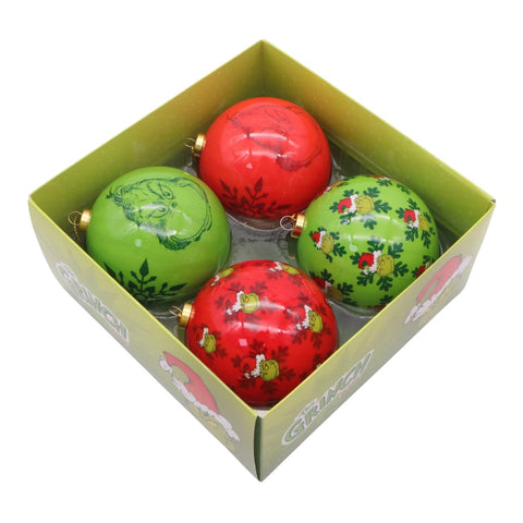 Bauble box 4 pcs the Grinch