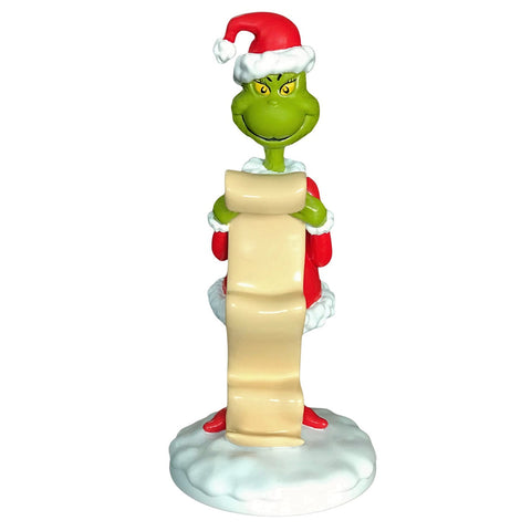 3D seasonal statue the Grinch list