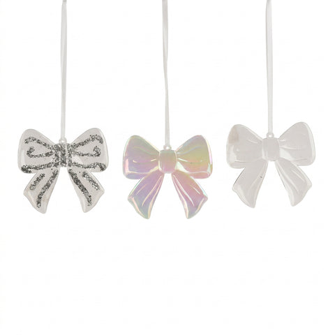 Schleife bruchfest transparent 9x0.5x9cm