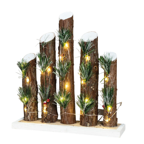 Zaun mit LED 28cm
