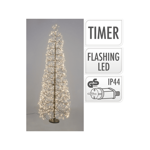 Baum 100cm LED Schwarz