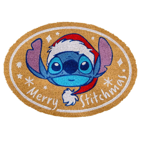 Doormat Stitch merry Stitchmas oval