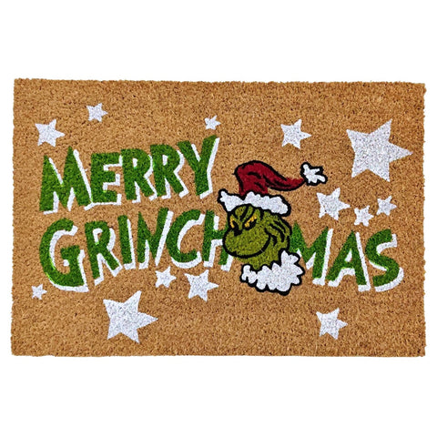 Doormat the Grinch merry grinchmas