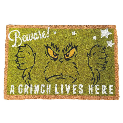 Doormat the Grinch beware!