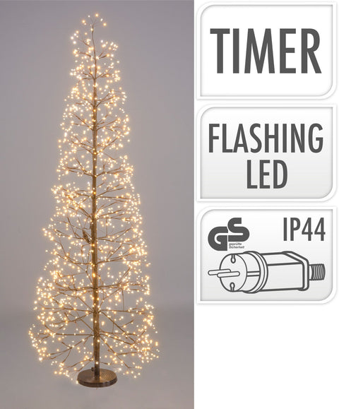 Baum 150cm LED Schwarz
