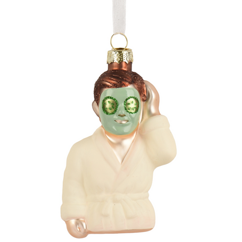 Anhänger Figur Wellness bunt 6,5 × 3,8 × 12,4 cm