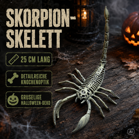 Skelett Skorpion