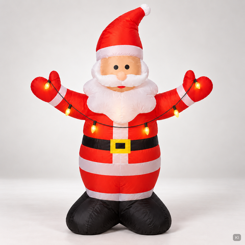 Weihnachtsmann aufblasbar 190cm