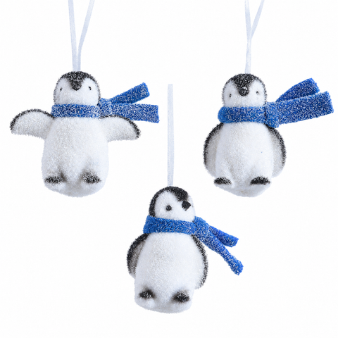 Pinguin Anhänger weiß blue 10x5.5x9.5cm