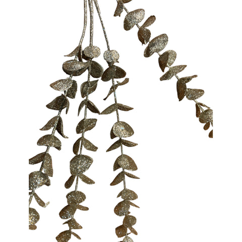 Eukalyptus Zweig Glitter 85cm