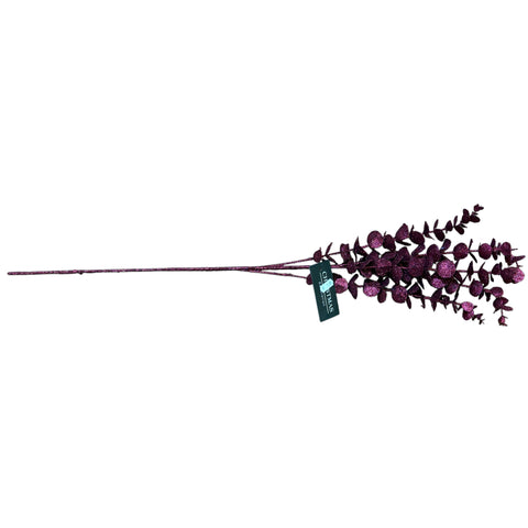 Eukalyptuszweig 85cm Bordeaux