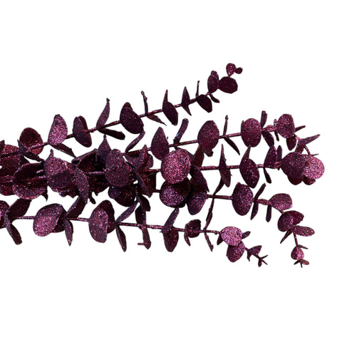 Eukalyptuszweig 85cm Bordeaux