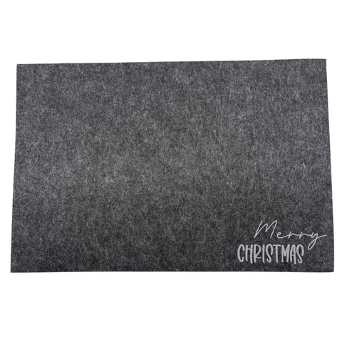 Platzset aus Filz 45x30 cm Grau/Beige