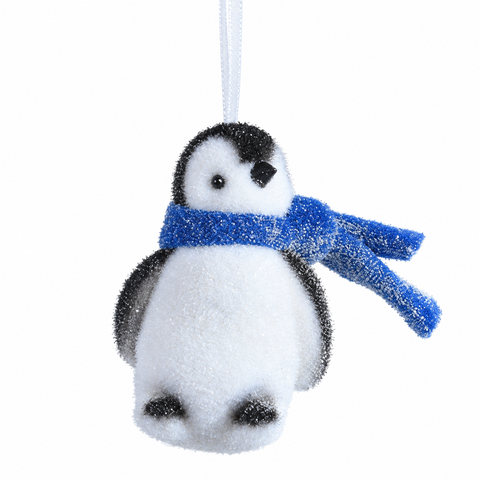 Pinguin Anhänger weiß blue 10x5.5x9.5cm