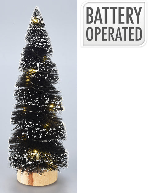Baum 30cm Schwarz 15 LED