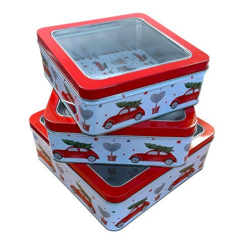 Gebäckdosen 3er Set Auto – Lifestyle Home & Garden