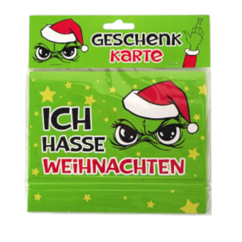 Geldgeschenk/Geschenkkarte "Festtagsmuffel" Muffel Top Ten