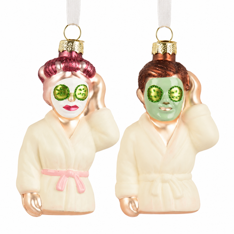 Anhänger Figur Wellness bunt 6,5 × 3,8 × 12,4 cm
