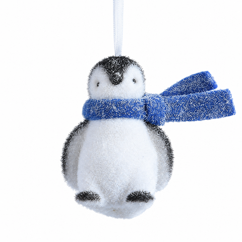 Pinguin Anhänger weiß blue 10x5.5x9.5cm