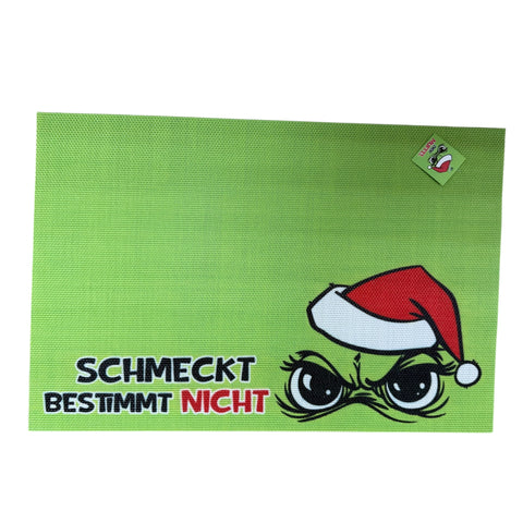 Platzset Hampton "Festtagsmuffel", 45x30cm Muffel Top Ten Schmeckt bestimmt nicht