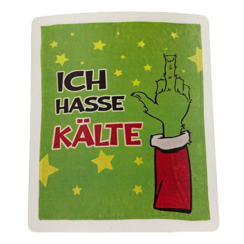 Kuscheldecke "Muffel" 130x160 cm Muffel Lifestyle Home & Garden Ich hasse Kälte