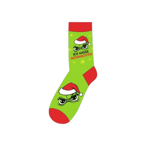 Socken Festtags-Muffel mit Spruch Muffel Top Ten Muffel roter Rand 36-41
