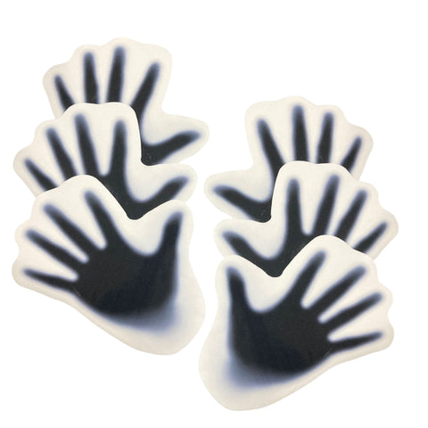 Handaufkleber 6er Set Halloween Funny Fashion