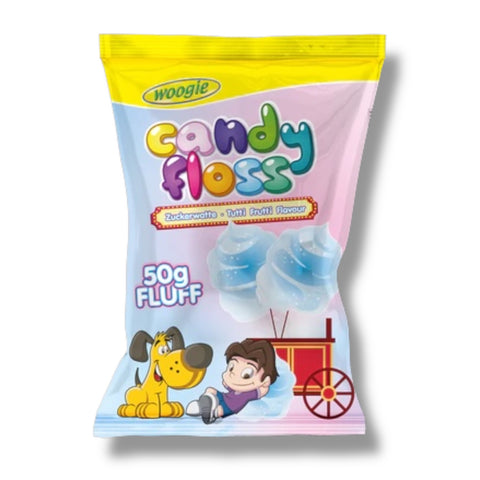 Zuckerwatte "Tutti Frutti" 50 g Lebensmittel Woogie