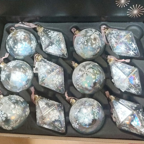Kugel Glas transparent 8cm