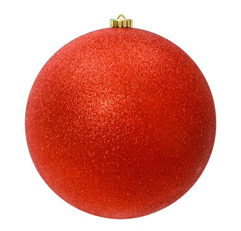 Kugel XXL bruchfest weihnachtsrot 14cm