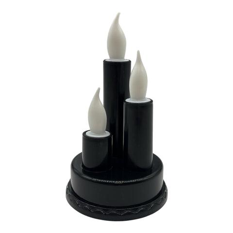 LED-Kerze "3 schwarze Kerzen"