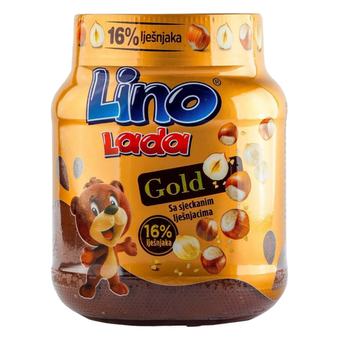 Lada Haselnusscreme mit Haselnuss stückchen 350g – Lifestyle Home & Garden