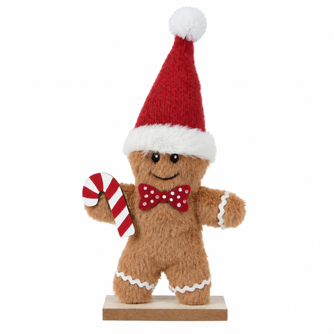 Figur mit Fell 5x12x28cm