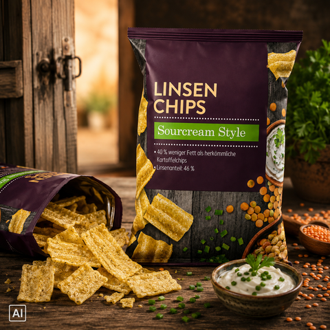 Linsenchips Sourcream Style 90g