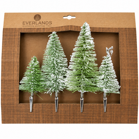 Mini-Weihnachtsbaum auf Clip – 4 Varianten