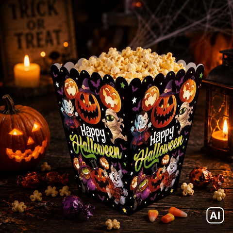 Monster Popcorn Boxen 6 Stück