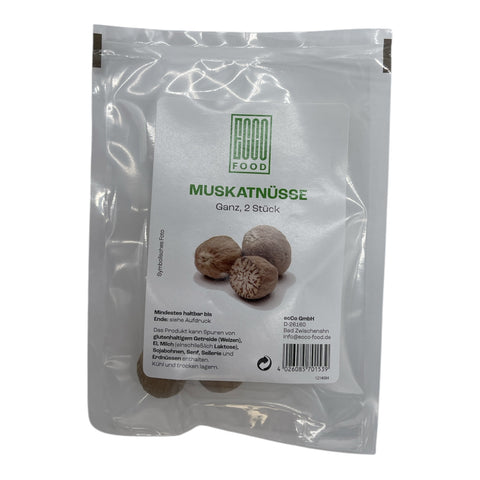 Muskatnüsse ganz Lebensmittel Ecco Food